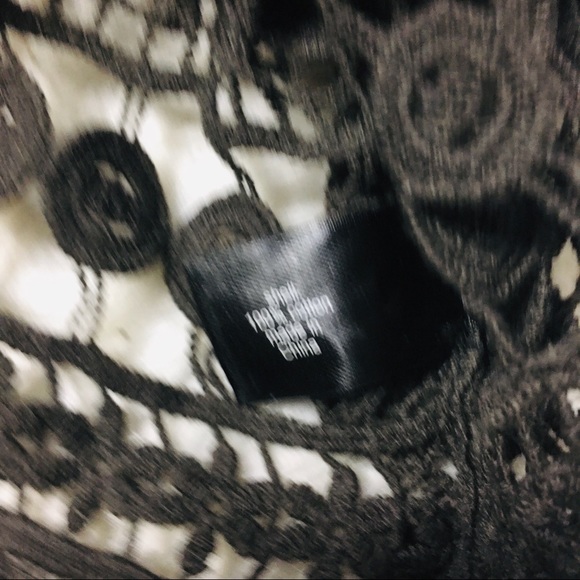 Lane Bryant Bohemian Crochet Olive Green Size 14 - Picture 13 of 13